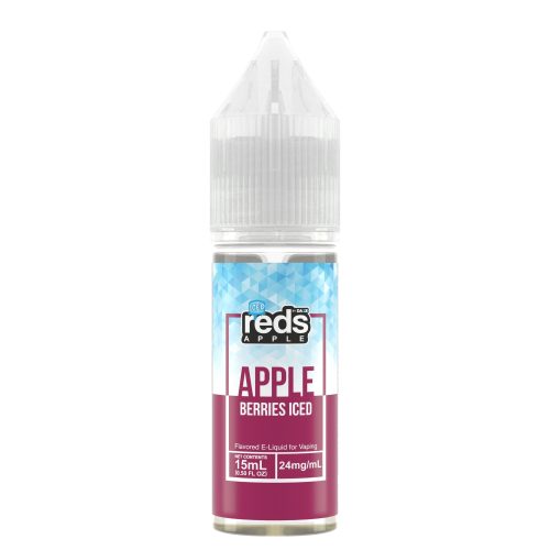 7Daze Reds Salt Series E-Liquid 15mL (Salt Nic) berries iced bottle