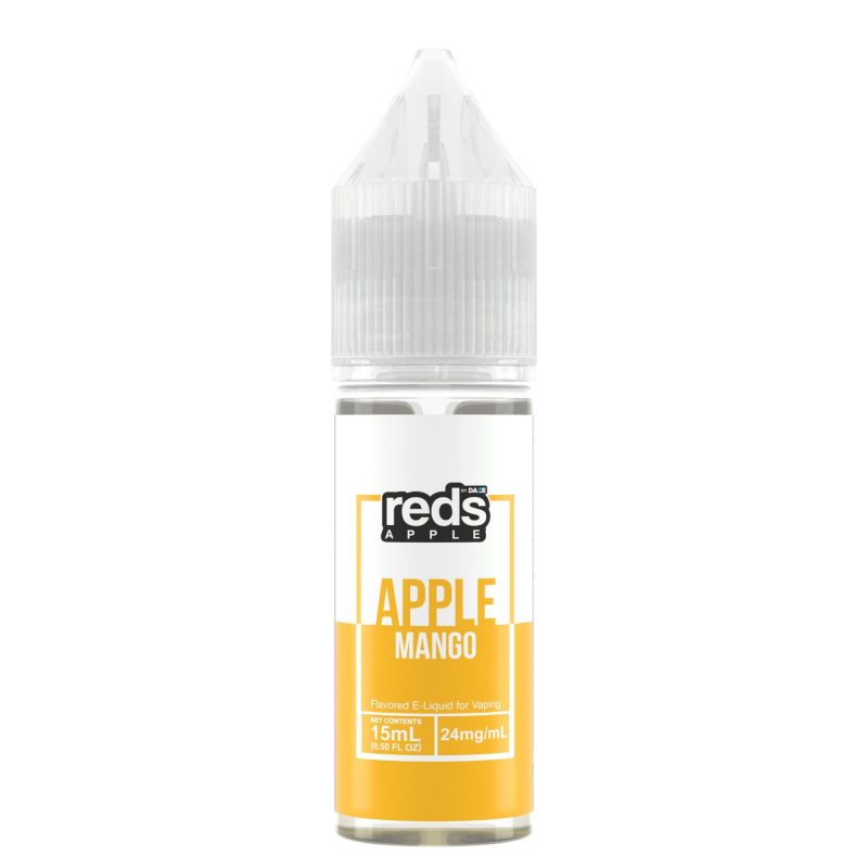 7Daze Reds Salt Series E-Liquid 15mL (Salt Nic) mango bottle