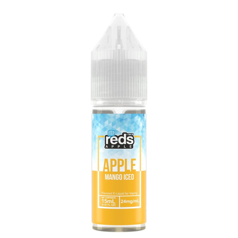 7Daze Reds Salt Series E-Liquid 15mL (Salt Nic) mango iced bottle