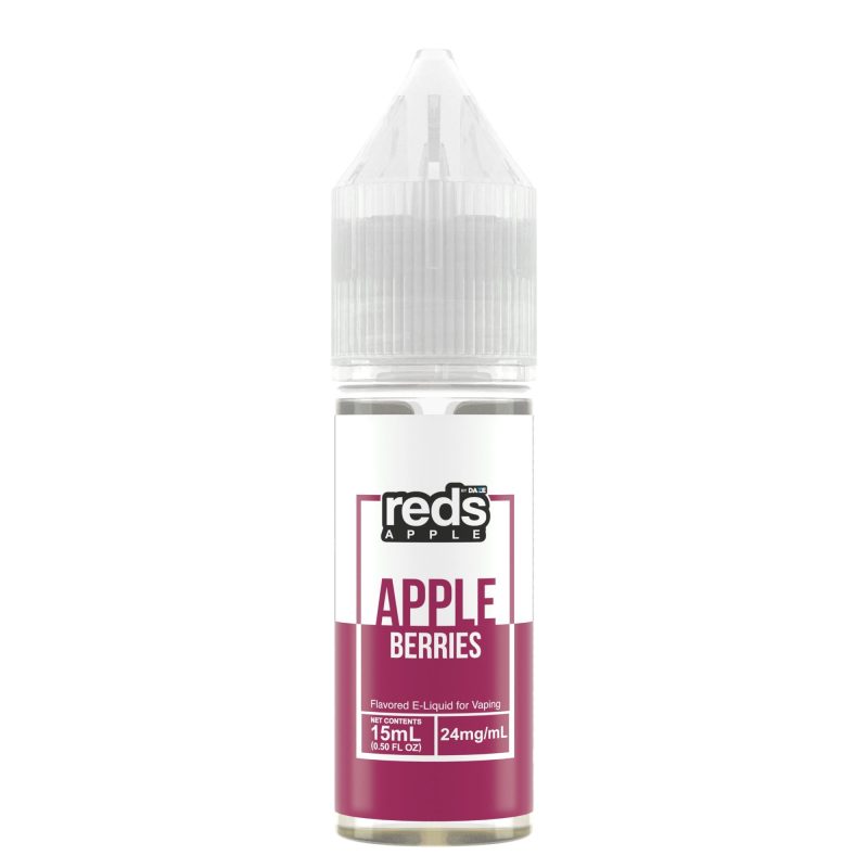 7Daze Reds Salt Series E-Liquid 15mL (Salt Nic) berries bottle