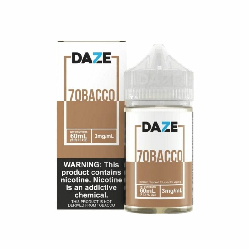 7obacco by 7Daze TF-Nic Series 60ml with packaging