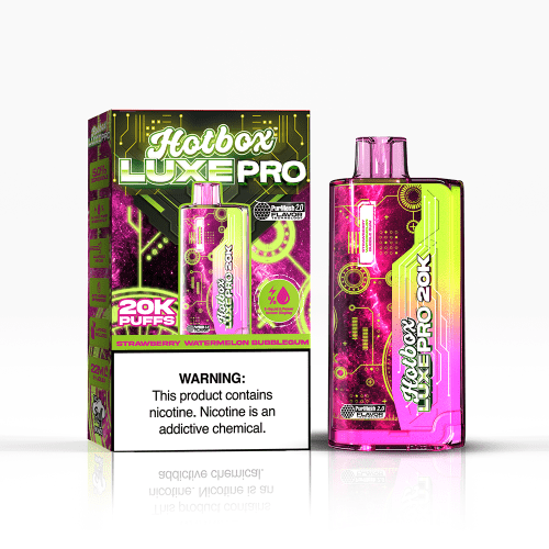 Puff Labs Hotbox Luxe Pro Disposable Strawberry Watermelon Bubblegum