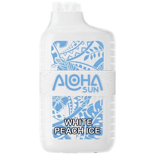 Aloha Sun TFN Disposable | 7000 Puffs | 15mL | 5% White Peach Ice