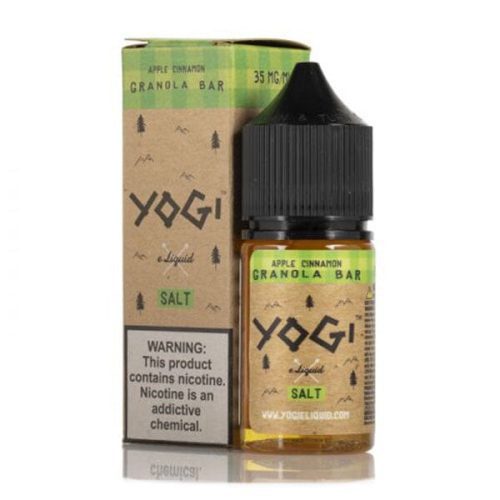 Apple Cinnamon by Yogi Salt 30ml with packaging