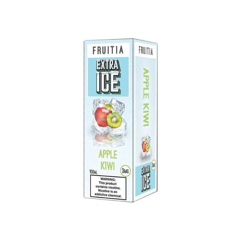 apple kiwi by fruitia extra ice 100ml 328611