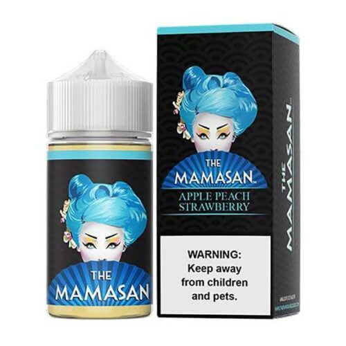 Apple Peach Strawberry by The Mamasan E-Liquid 60mL with packaging