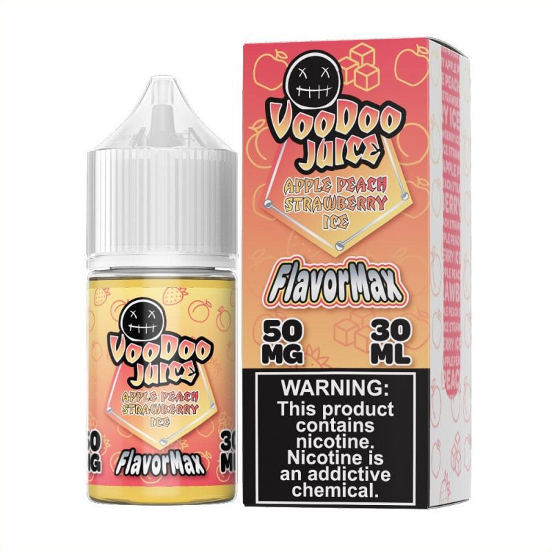 apple peach strawberry by voodoo juice flavormax salts series 30ml 709884