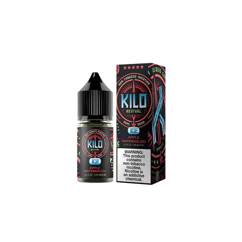 apple watermelon ice by kilo revival tobacco free nicotine salt series 30ml 583747