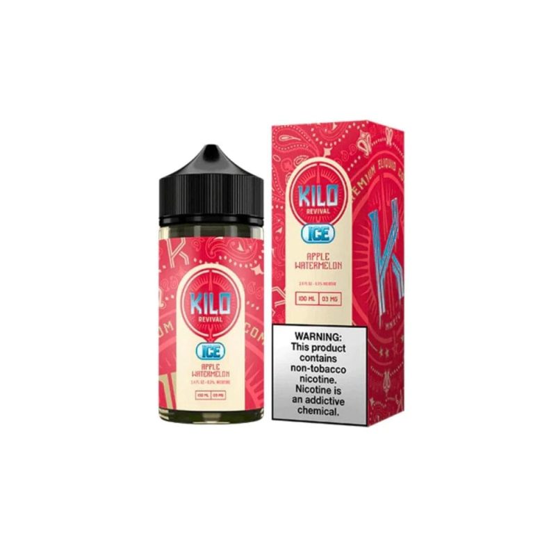 apple watermelon ice by kilo revival tobacco free nicotine series 100ml 430491