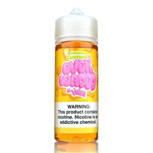 Banana Pudding Custard by Overloaded Series E-Liquid bottle