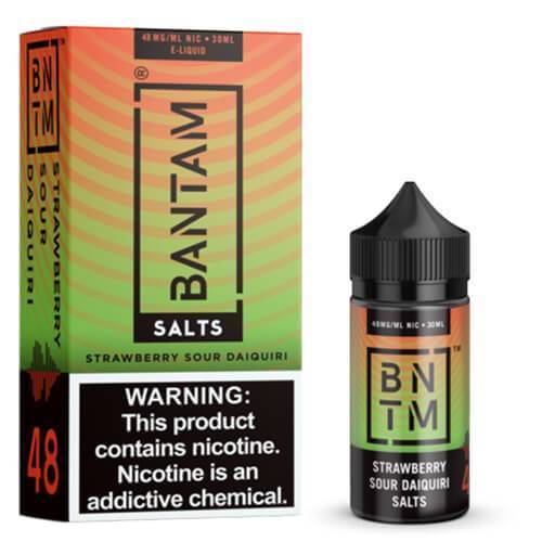 BANTAM SALTS | STRAWBERRY SOUR DAIQUIRI 30ML eLiquid with packaging