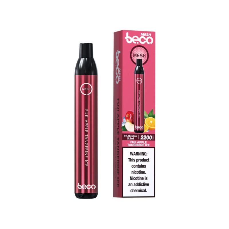 Beco Mesh Disposable | 2200 Puffs | 5.5mL fuji apple tangerine ice with packaging