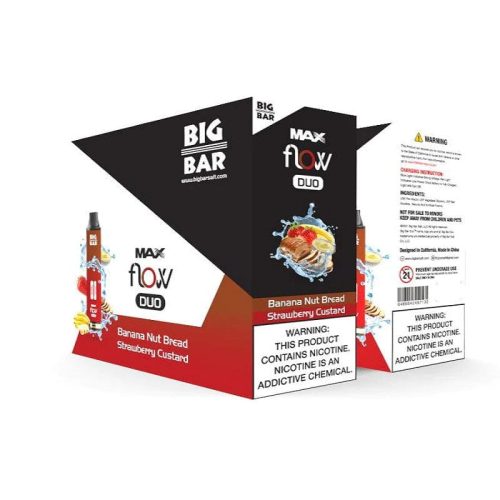 big bar max flow duo disposable 4000 puffs 12ml 276872