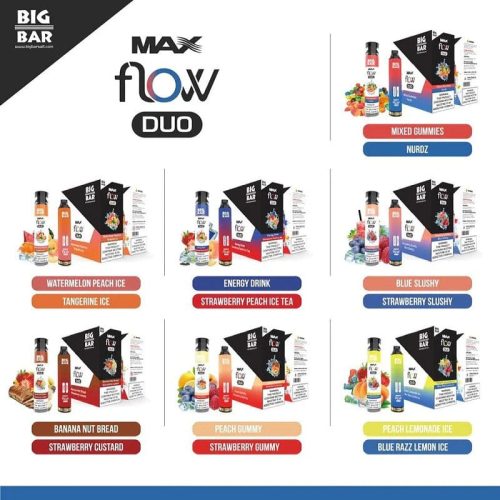 big bar max flow duo disposable 4000 puffs 12ml 530530