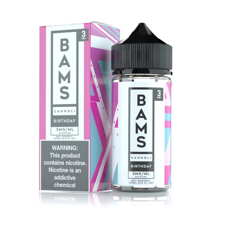 Birthday Cannoli by Bam's Cannoli 100ml with packaging