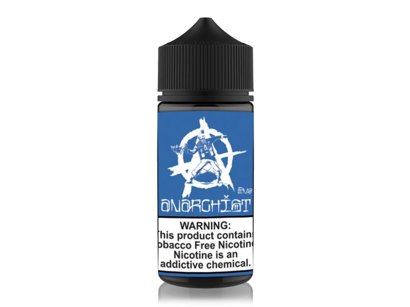 blue by anarchist tobacco free nicotine e liquid 100ml 989415