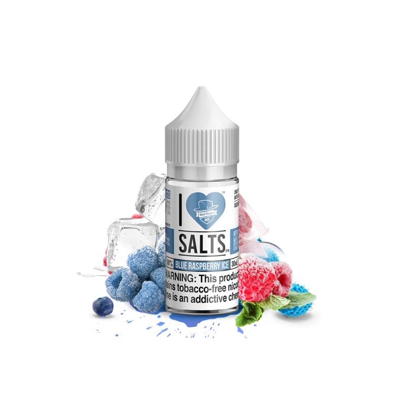 blue raspberry ice salt by mad hatter ejuice 30ml 210800