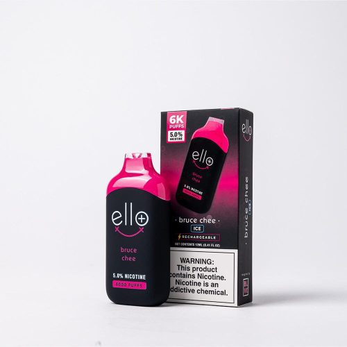 BLVK Disposable – Ello Plus 6000 Puffs (12mL) 50mg Bruce Chee Ice