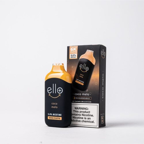 BLVK Disposable – Ello Plus 6000 Puffs (12mL) 50mg Coco Melo