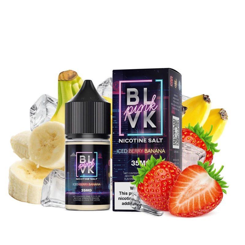 blvk unicorn pink salt iced berry banana 30ml eliquid 360739