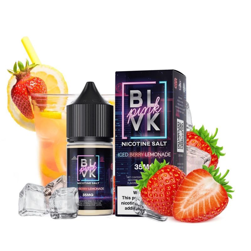 blvk unicorn pink salt iced berry lemonade 30ml eliquid 157593