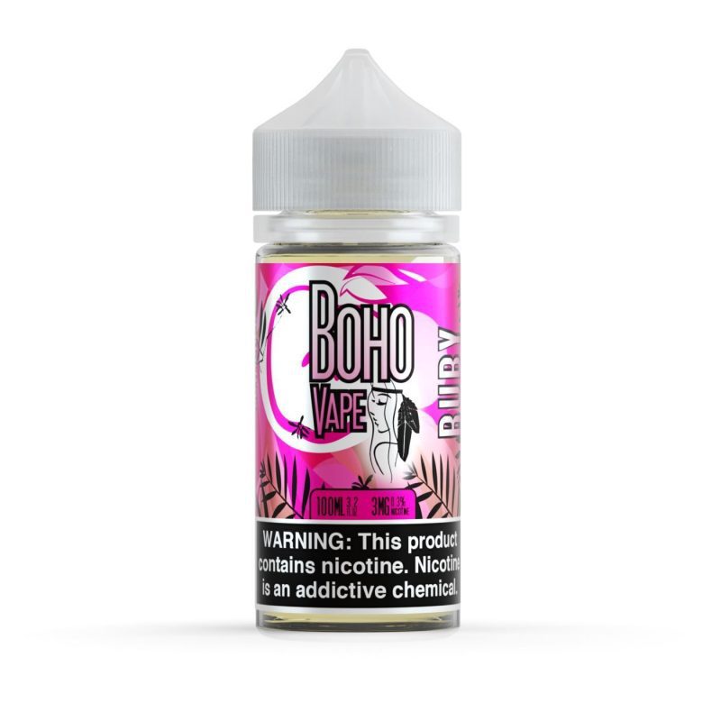 boho vape ruby 100ml eliquid 128683