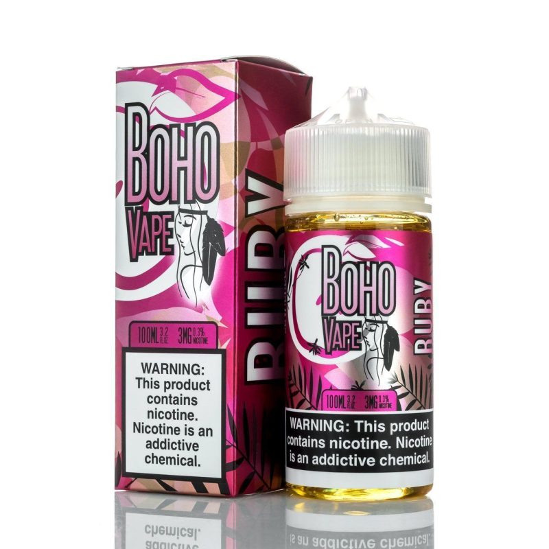 boho vape ruby 100ml eliquid 719177