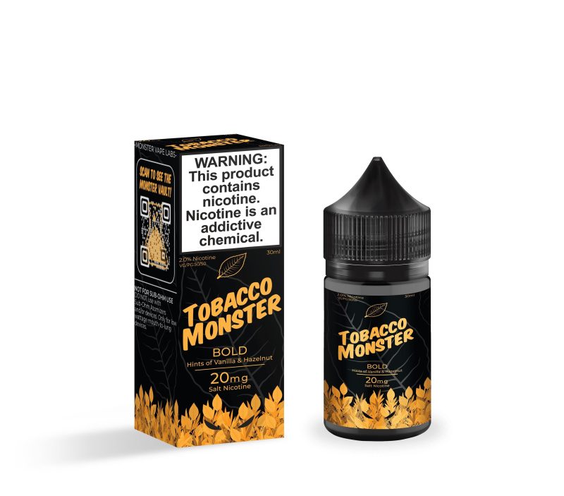 Bold by Tobacco Monster Salt E-Liquid with packaging