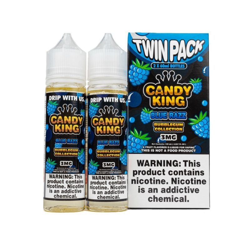 candy king bubblegum collection blue razz 2x60ml eliquid 897197