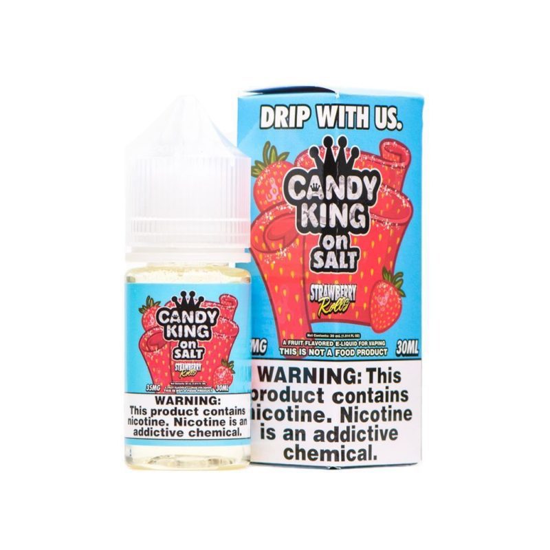 candy king on salt strawberry rolls 30ml eliquid 725683