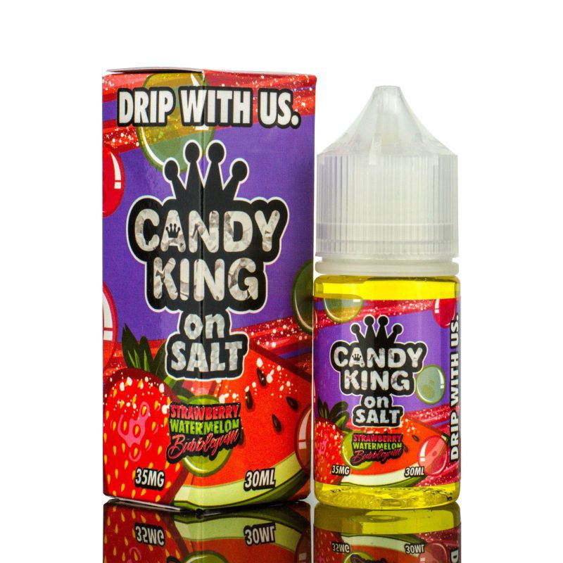 candy king on salt strawberry watermelon bubblegum 30ml eliquid 797479