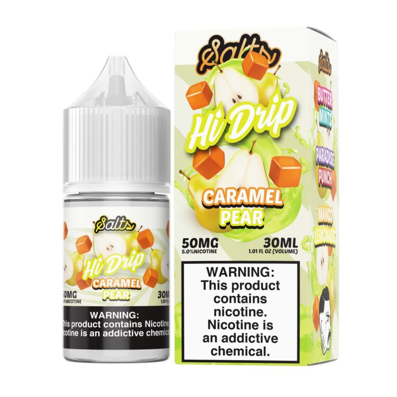 caramel pear by hi drip salts series 30ml 896293