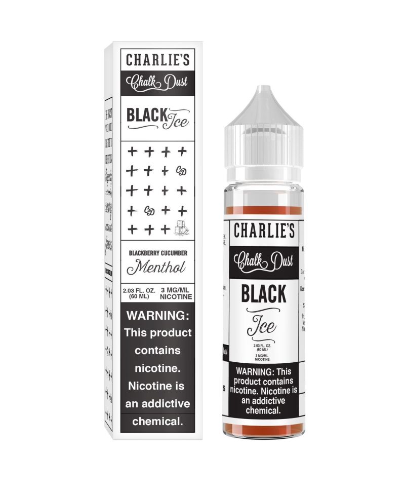 charlies chalk dust black ice 60ml eliquid 313083