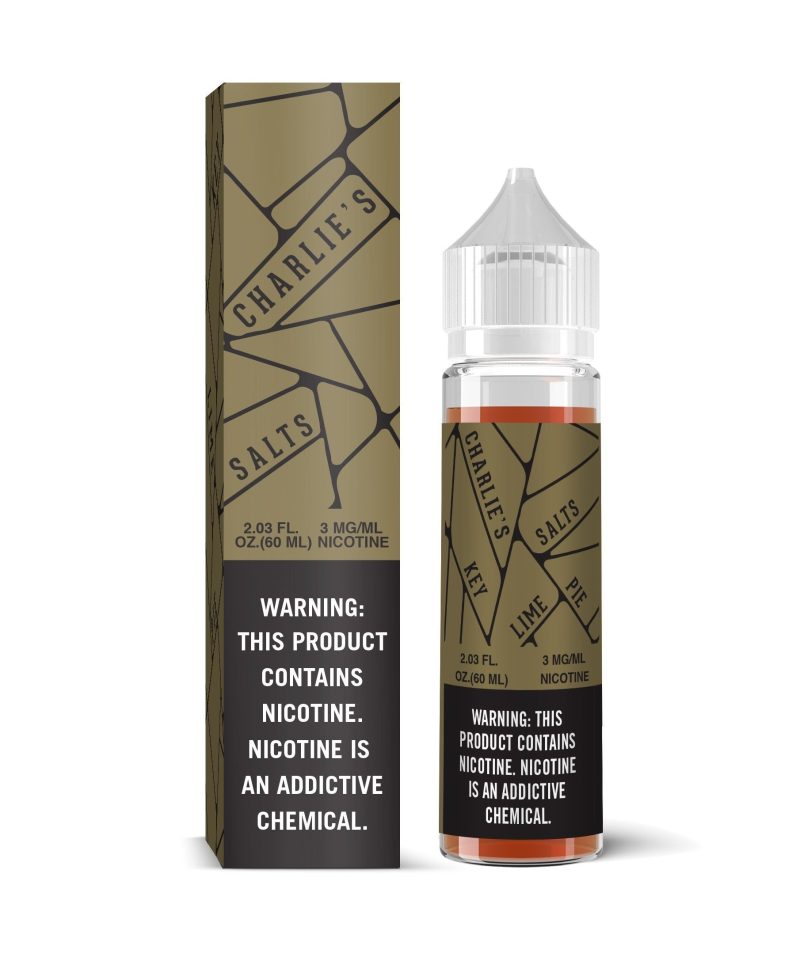 charlies salts gold key lime pie 60ml eliquid 303430