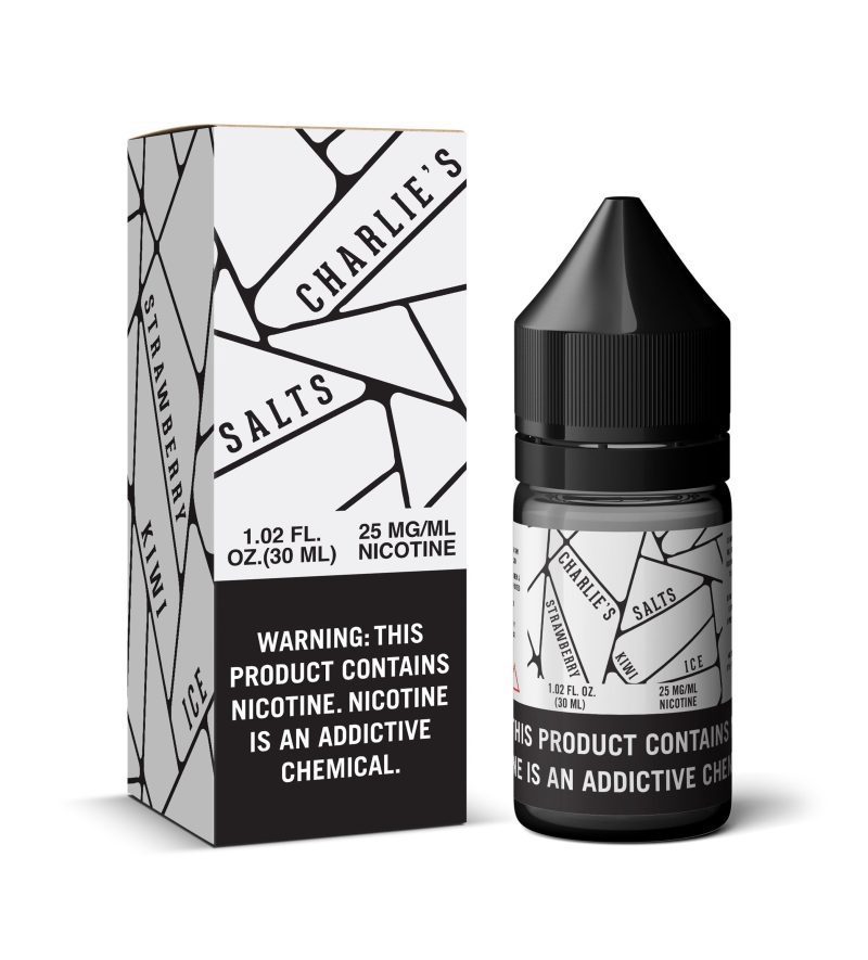 charlies salts white strawberry kiwi ice 30ml eliquid 736282