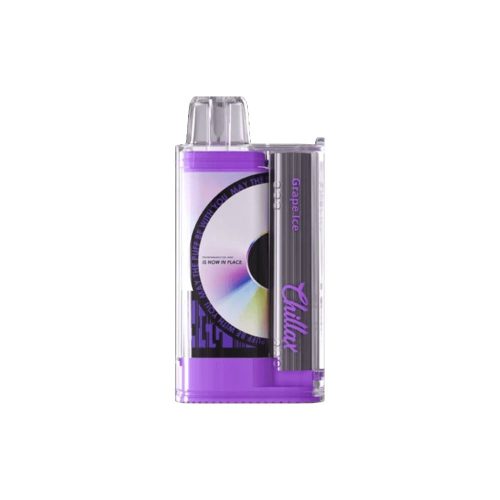 Chillax Bar B6000 Disposable 15000 Puffs 18mL 50mg Grape Ice