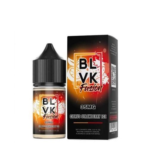 citrus strawberry ice by blvk fusion salt e liquid vapor empire 500038