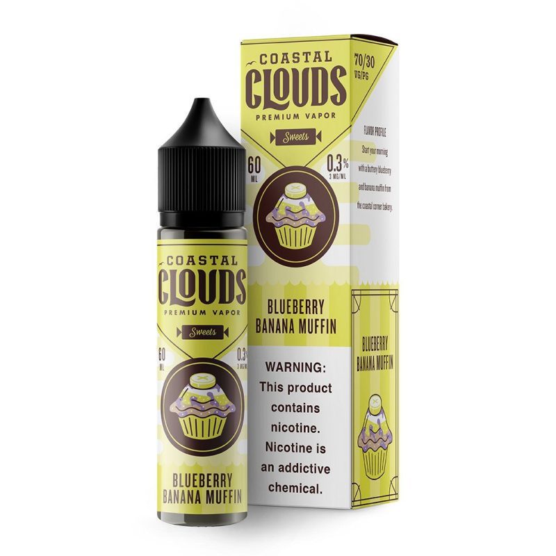 coastal clouds blueberry banana 60ml eliquid 336294