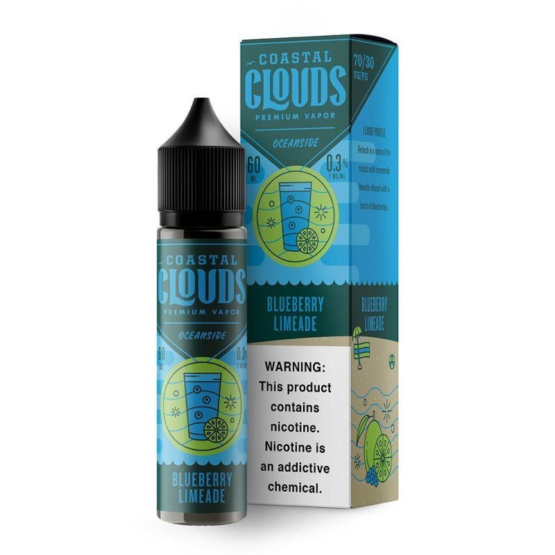 coastal clouds blueberry limeade 60ml eliquid 141253