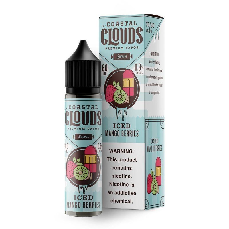 coastal clouds iced mango berries 60ml eliquid 964448