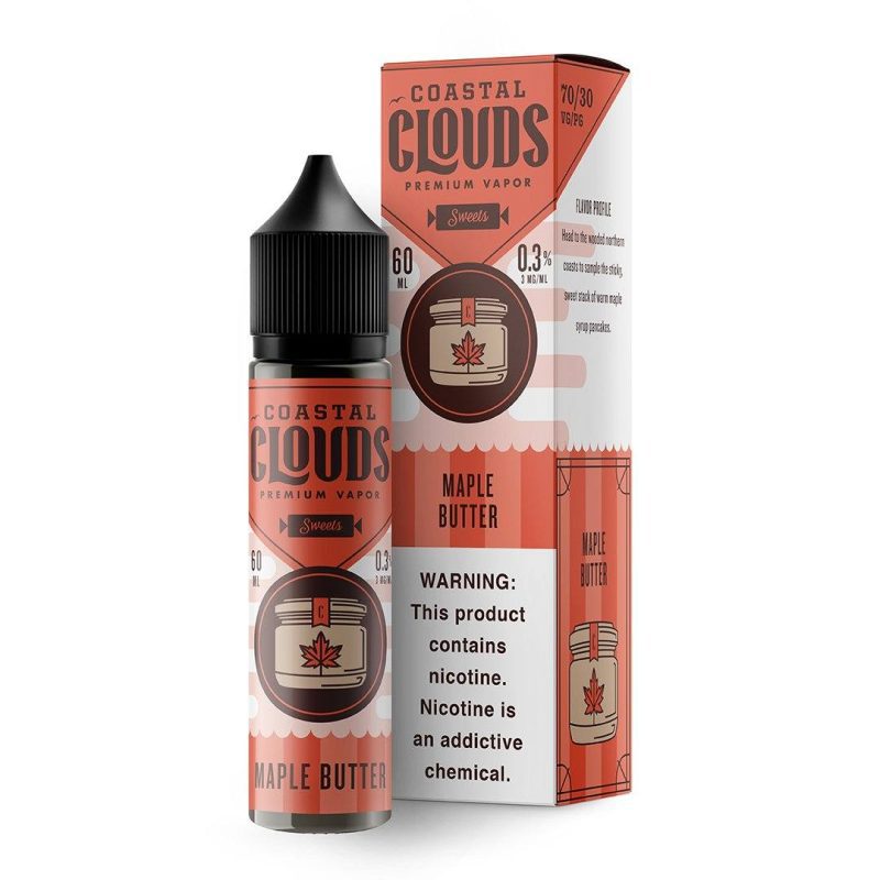 coastal clouds maple butter 60ml eliquid 812922