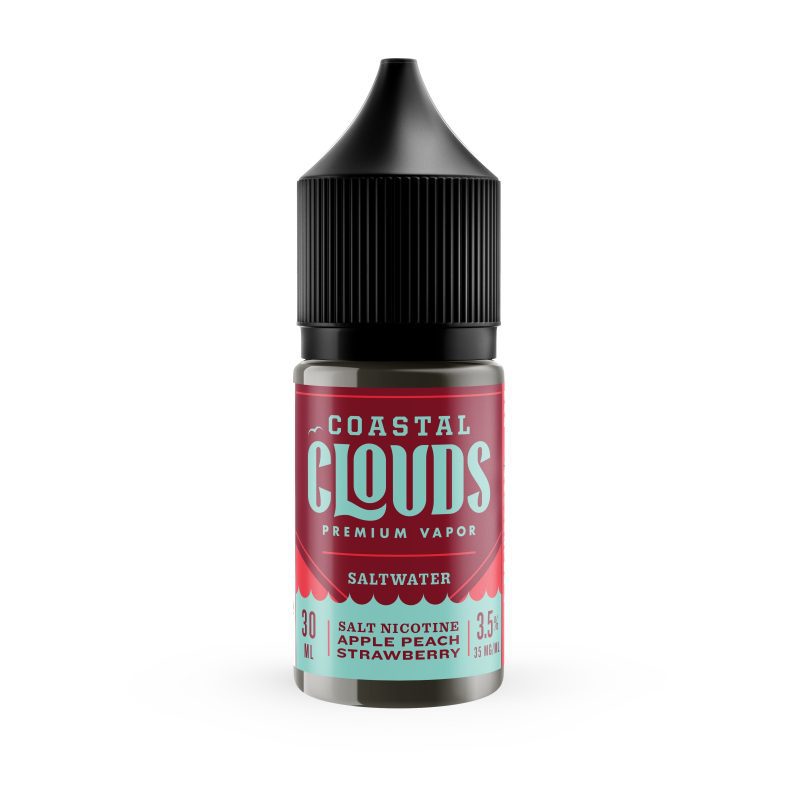 coastal clouds salts apple peach strawberry 30ml eliquid 107370