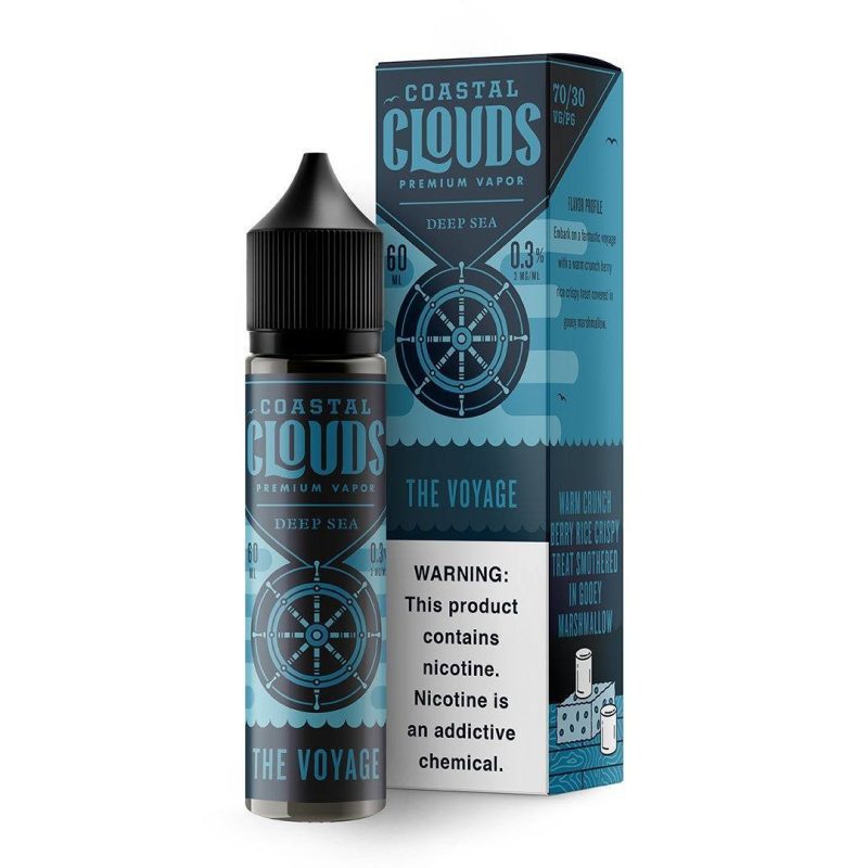 coastal clouds strawberry cream 60ml eliquid 203176