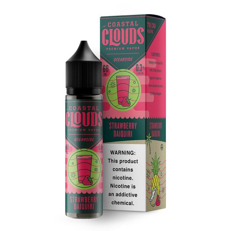 coastal clouds strawberry pineapple coconut 60ml eliquid 780993