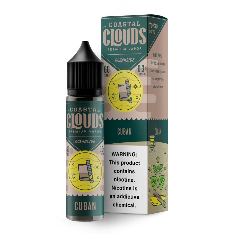 coastal clouds tobacco 60ml eliquid 870966