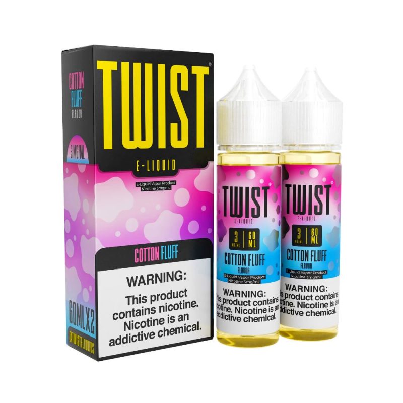 Cotton Fluff | Twist ELiquid Series (Freebase) | 120mL with packaging