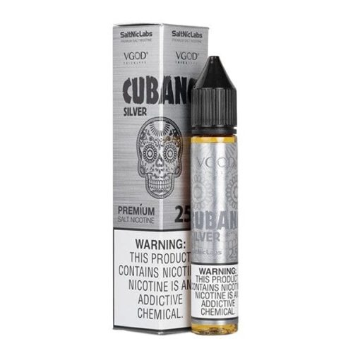 Cubano Silver by VGOD SaltNic 30ml with packaging