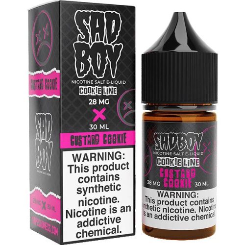 Custard Cookie Salt by Sadboy Salts 30ml with packaging