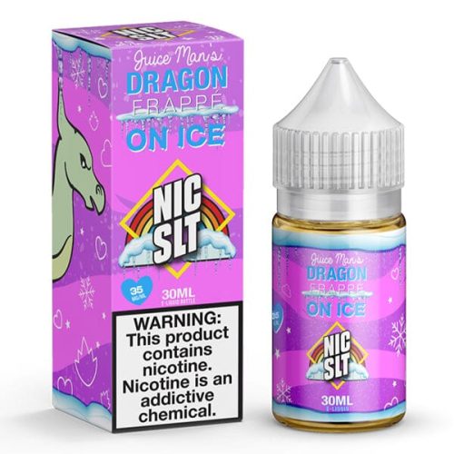 Dragon Frappe on Ice by Juice Man Salts 30mL Series with packaging