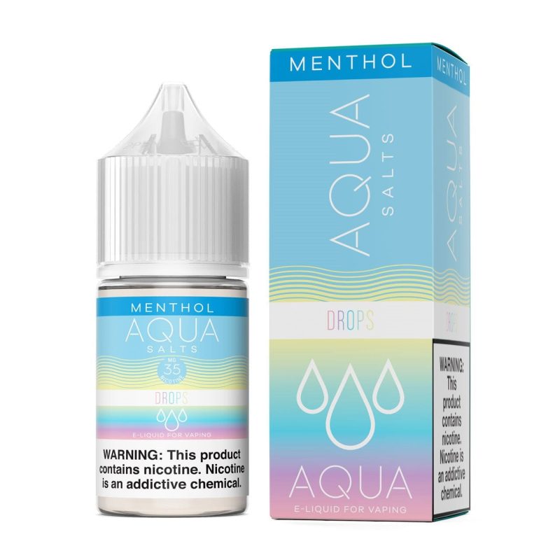 drops menthol by aqua synthetic nicotine salts 30ml 552921